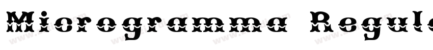 Microgramma Regular字体转换 Microgramma Regular字体转换